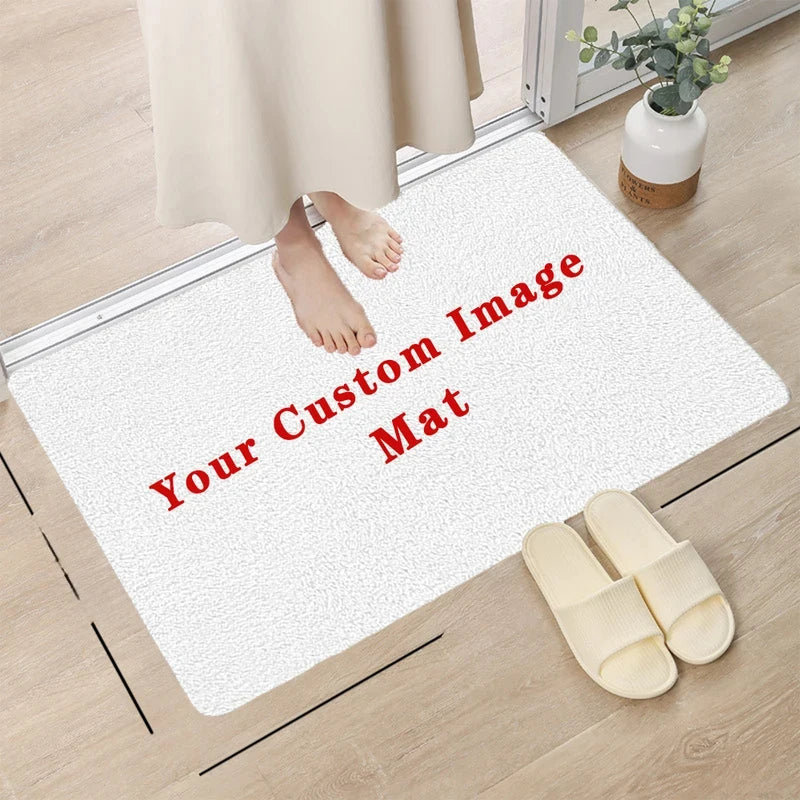 Custom Print Non-Slip Floor Mat, Oil-Proof Kitchen Runner Rug, Waterproof Bath Mat for Home Kitchen Bathroom