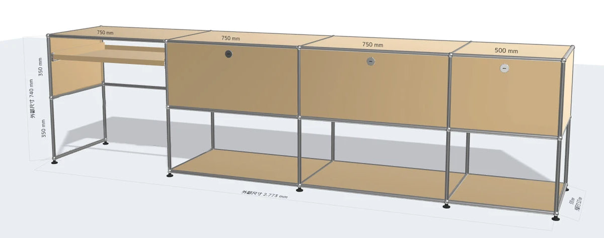 Bigcityfur Modern Metal Corner TV Stand Storage Cabinet