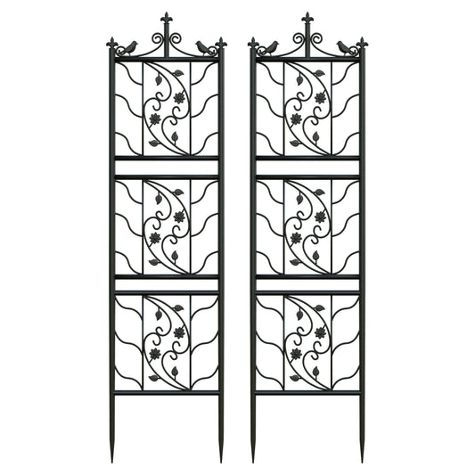Tall Metal Garden Trellis Plant Climbing Fence For Vegetables