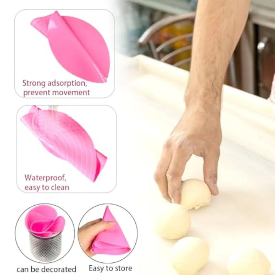Silicone Cake Mat With Measurements For Rolling And Baking